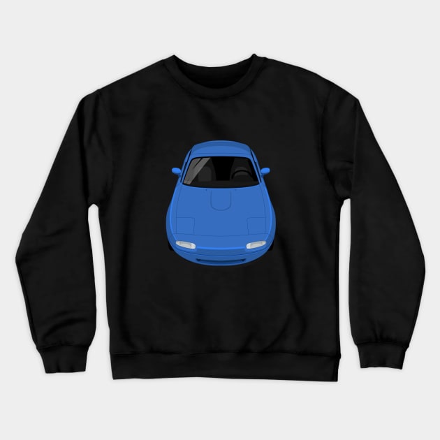 MX-5  Miata NA 1st gen 1990-1997 - Blue Crewneck Sweatshirt by jdmart